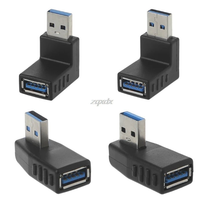 Connettore adattatore maschio/femmina USB 3.0 A angolato destro sinistro A 90 gradi per PC portatile Drop ship