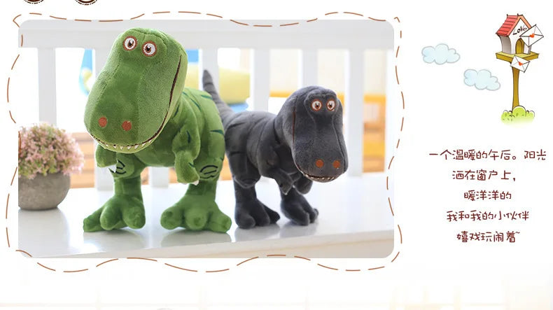 1pc 40-100cm nuovi giocattoli di peluche dinosauro Cartoon Tyrannosaurus simpatiche bambole di peluche per il regalo di compleanno di natale di Halloween