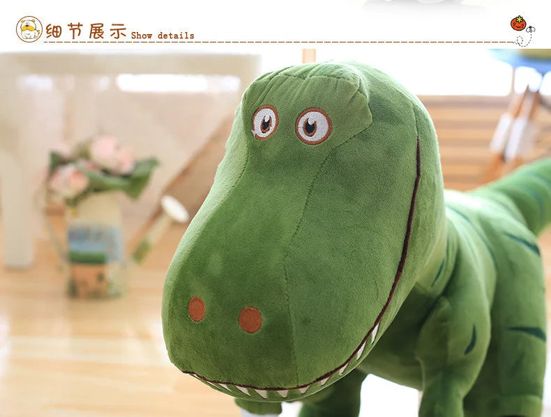 1pc 40-100cm nuovi giocattoli di peluche dinosauro Cartoon Tyrannosaurus simpatiche bambole di peluche per il regalo di compleanno di natale di Halloween