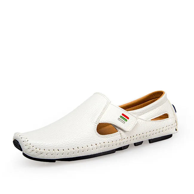 MIXIDELAI Mocassini moda per uomo Mocassini Estate Walking Scarpe casual traspiranti Uomo Gancio e anello Guida Barche Scarpe da uomo Appartamenti