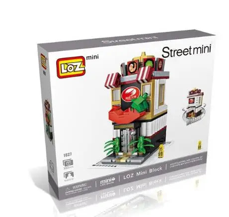 LOZ Building Blocks City View Scene caffetteria negozio al dettaglio architettura modello assemblaggio giocattolo regalo di natale per bambini adulto