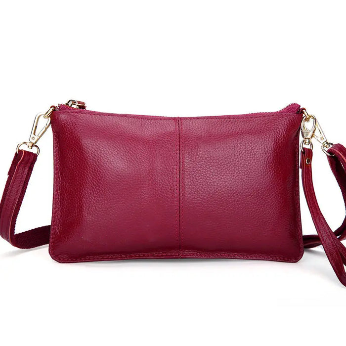 RanHuang Women pochette da giorno in vera pelle borse a tracolla Color caramella borse a tracolla moda donna piccole pochette