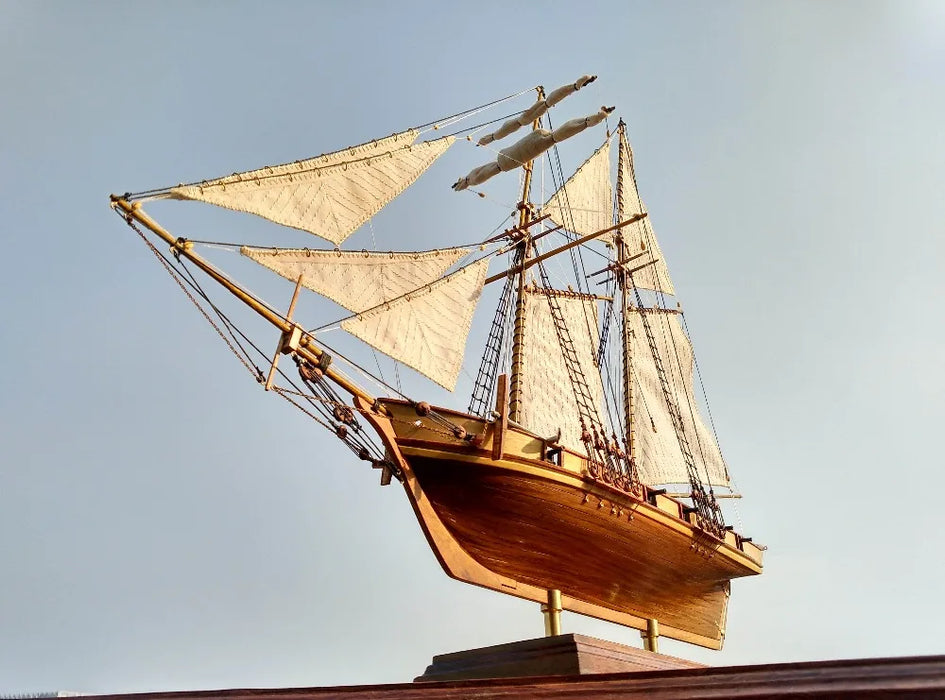 Nuova versione scala 1/96 classici antica nave modello in legno kit di costruzione Harvey 1847 barca a vela in legno decorazioni per la casa fai da te