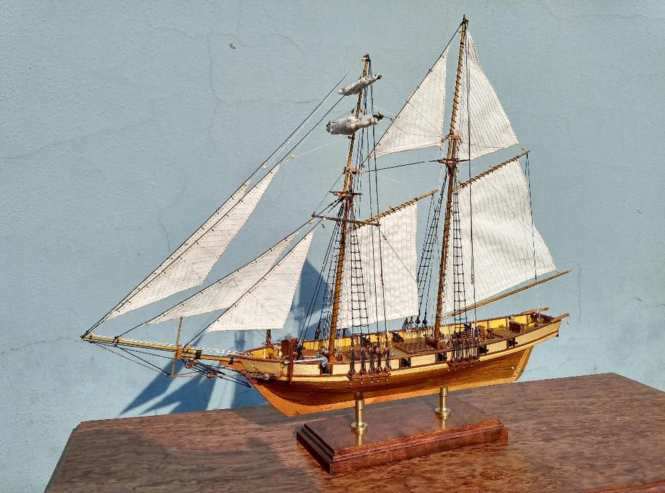 Nuova versione scala 1/96 classici antica nave modello in legno kit di costruzione Harvey 1847 barca a vela in legno decorazioni per la casa fai da te