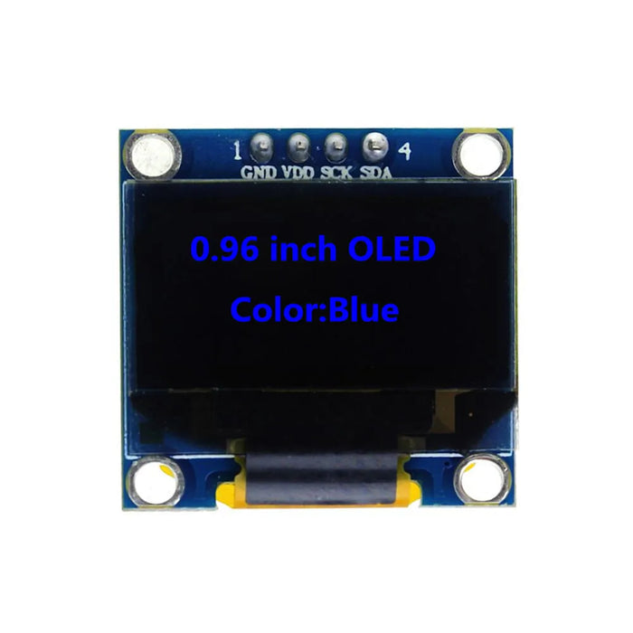 0.91 pollici 128x32 IIC I2C Display LCD OLED bianco/blu modulo fai da te SSD1306 Driver IC DC 3.3V 5V per arduino