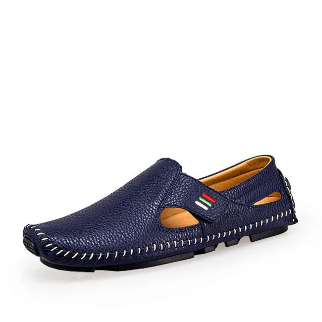 MIXIDELAI Mocassini moda per uomo Mocassini Estate Walking Scarpe casual traspiranti Uomo Gancio e anello Guida Barche Scarpe da uomo Appartamenti