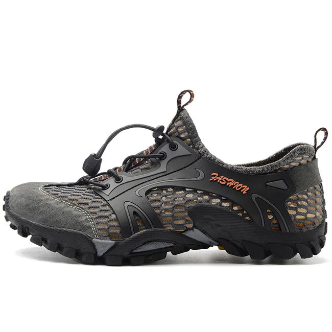 2024 Estate Primavera Scarpe da uomo di grandi dimensioni Casual Mesh in pelle artificiale Patchwork Traspirante Outdoor Scarpe da ginnastica maschili Calzature da passeggio