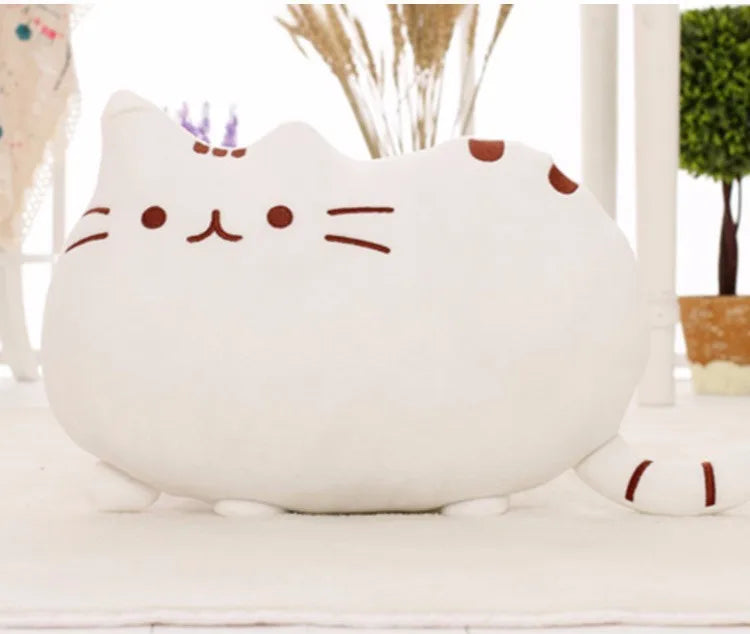 40*30 cm Kawaii Gatto Cuscino Con Cerniera Solo Pelle Senza PP Cotone Biscotti Peluche Animale Bambola Giocattoli Grande Fodera Per Cuscini Peluche regalo