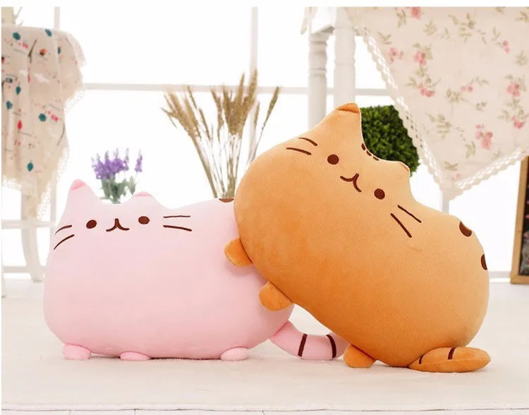 40*30 cm Kawaii Gatto Cuscino Con Cerniera Solo Pelle Senza PP Cotone Biscotti Peluche Animale Bambola Giocattoli Grande Fodera Per Cuscini Peluche regalo