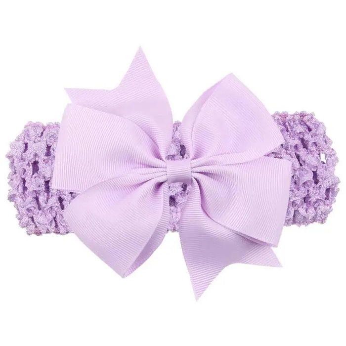 Fascia per bambina accessori per capelli per neonati copricapo neonato regalo di natale bambini fasciatura nastro fiocchi Bowknot morbido elastico