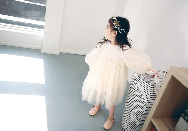 HoneyCherry nuovi abiti per bambini per ragazze Spring Girl Dress Child Baby Sweet Princess Dress Designer Dress Baby Girl Clothes