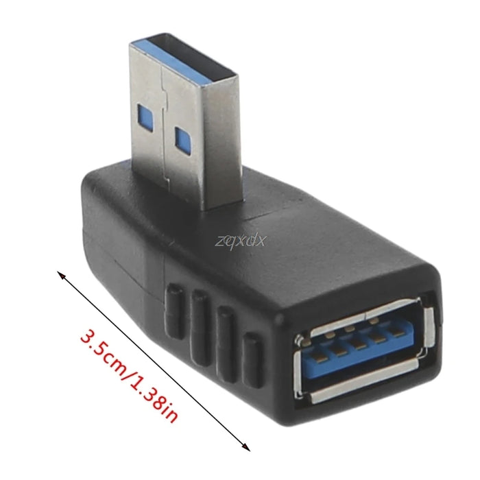 Connettore adattatore maschio/femmina USB 3.0 A angolato destro sinistro A 90 gradi per PC portatile Drop ship