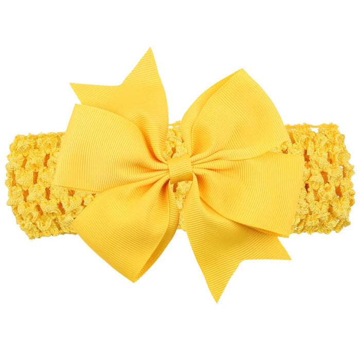 Fascia per bambina accessori per capelli per neonati copricapo neonato regalo di natale bambini fasciatura nastro fiocchi Bowknot morbido elastico