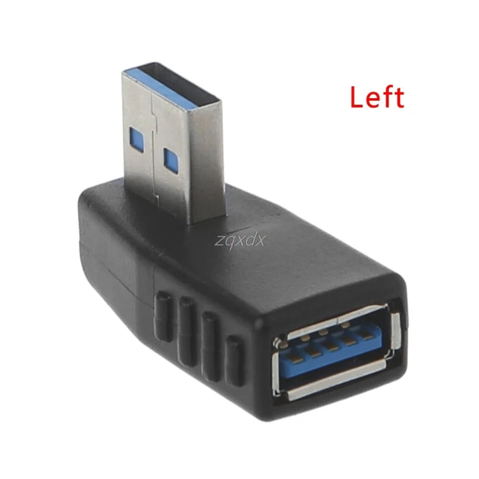 Connettore adattatore maschio/femmina USB 3.0 A angolato destro sinistro A 90 gradi per PC portatile Drop ship