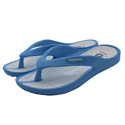 Sandali con pantofola da donna Casual da spiaggia Brand 2024 nuovo design Summer Home Flat Flip-flop Shoes donna Dropshipping di grandi dimensioni