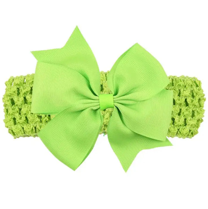 Fascia per bambina accessori per capelli per neonati copricapo neonato regalo di natale bambini fasciatura nastro fiocchi Bowknot morbido elastico