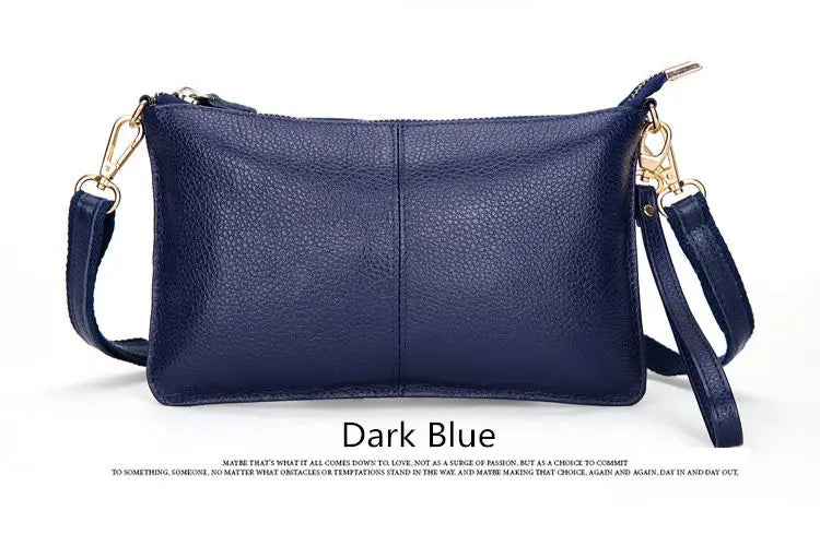 RanHuang Women pochette da giorno in vera pelle borse a tracolla Color caramella borse a tracolla moda donna piccole pochette