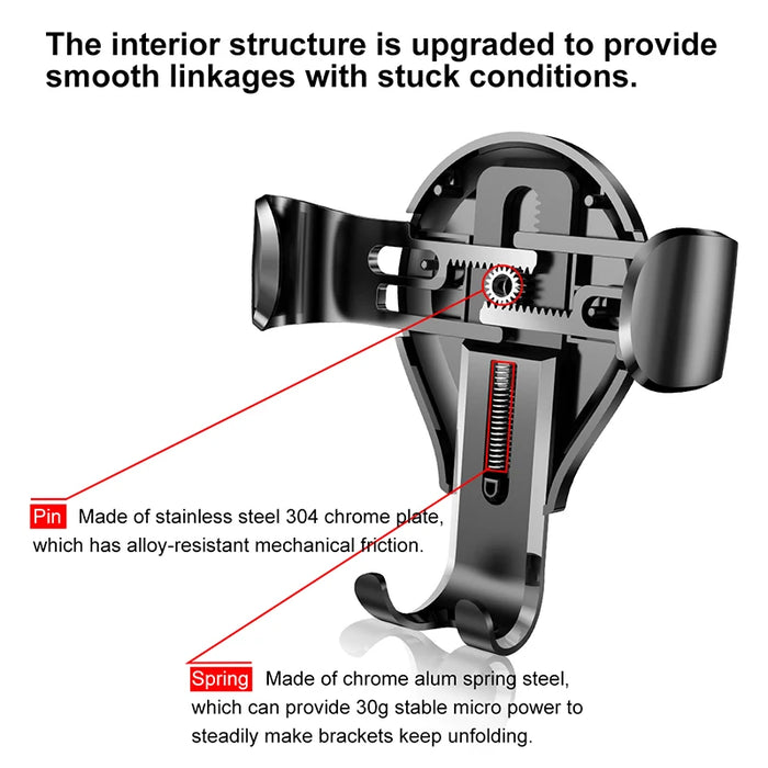 Supporto per telefono da auto Baseus Gravity per iPhone 16 Supporto da auto con ventosa Samsung per telefono in auto Supporto per telefono cellulare leti