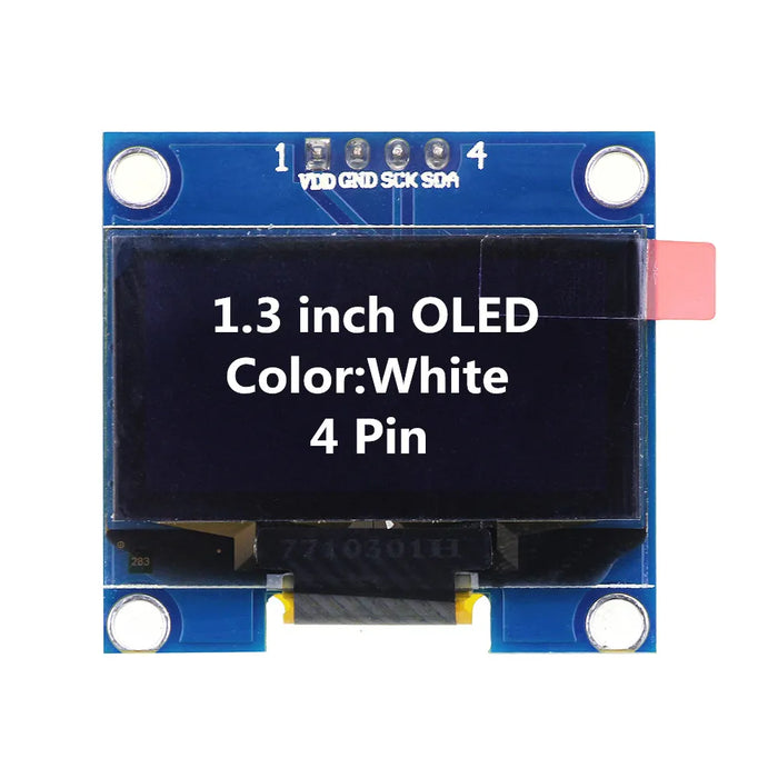 0.91 pollici 128x32 IIC I2C Display LCD OLED bianco/blu modulo fai da te SSD1306 Driver IC DC 3.3V 5V per arduino