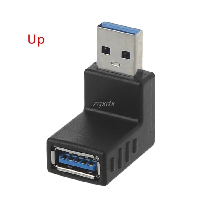 Connettore adattatore maschio/femmina USB 3.0 A angolato destro sinistro A 90 gradi per PC portatile Drop ship