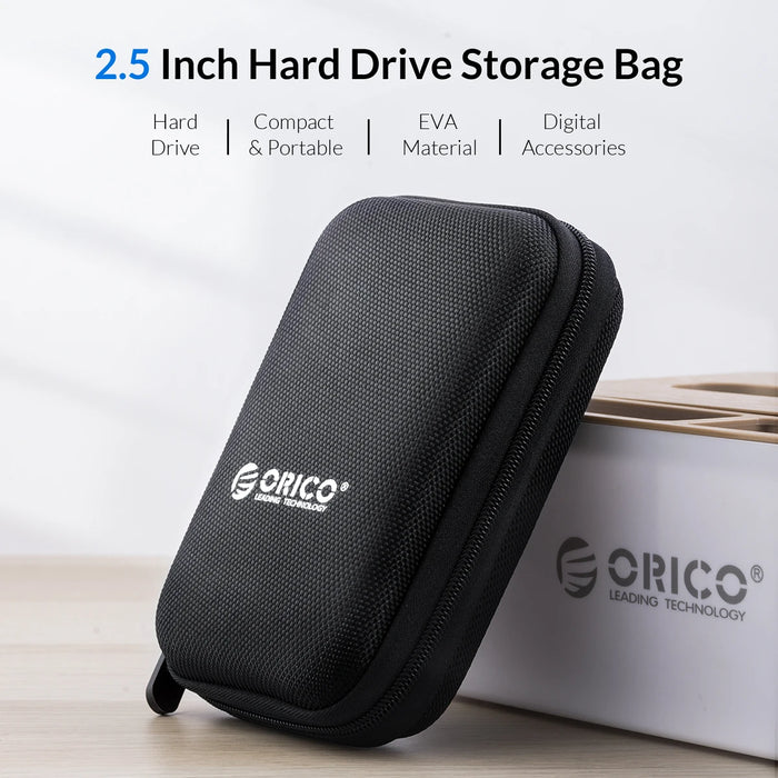 ORICO 2.5 pollici HDD Box Bag Case borsa per disco rigido portatile per HDD portatile esterno custodia custodia custodia protezione nero/rosso/blu