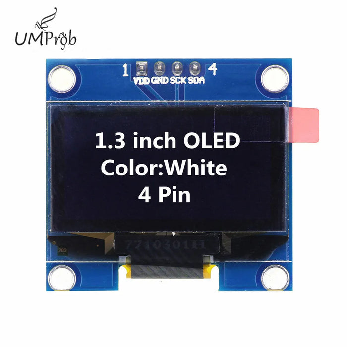 0.91 pollici 128x32 IIC I2C Display LCD OLED bianco/blu modulo fai da te SSD1306 Driver IC DC 3.3V 5V per arduino