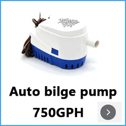 Trasporto libero, DC 12V/24V 1200/1100GPH pompa di sentina Automatica, sommergibile per barche pompa acqua, pompa elettrica per barche. Pompa di sentina 12v