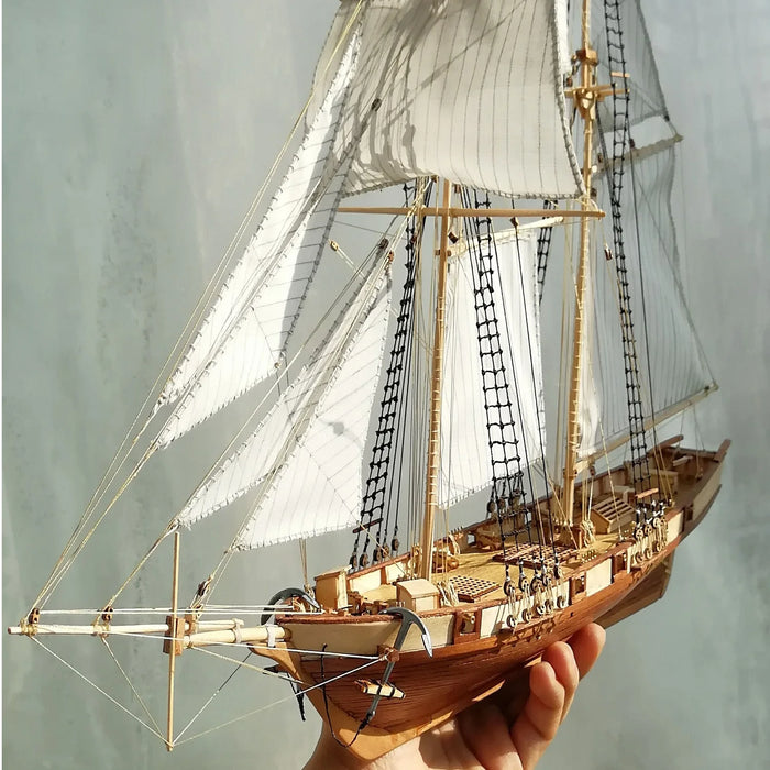 Nuova versione scala 1/96 classici antica nave modello in legno kit di costruzione Harvey 1847 barca a vela in legno decorazioni per la casa fai da te