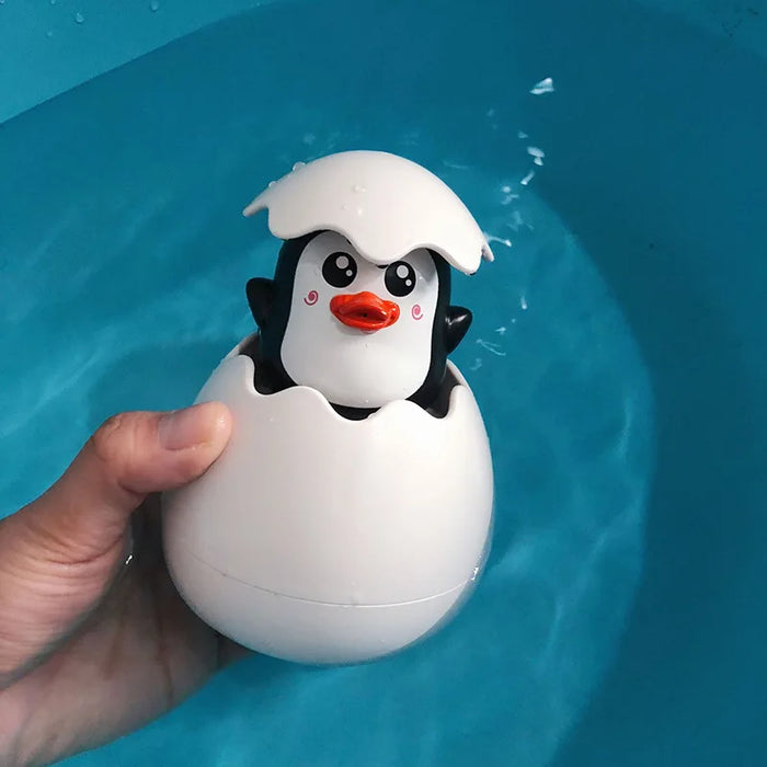 Baby Bathing Toy Kids Cute Duck Penguin Egg Water Spray Sprinkler bagno spraying Shower nuoto Water Toys For Kids Gift