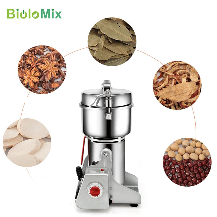 BioloMix 800g 700g Grani Spezie Hebals Cereali Caffè Cibo secco Smerigliatrice Mulino Rettificatrice Mulino Farina In Polvere Frantoio