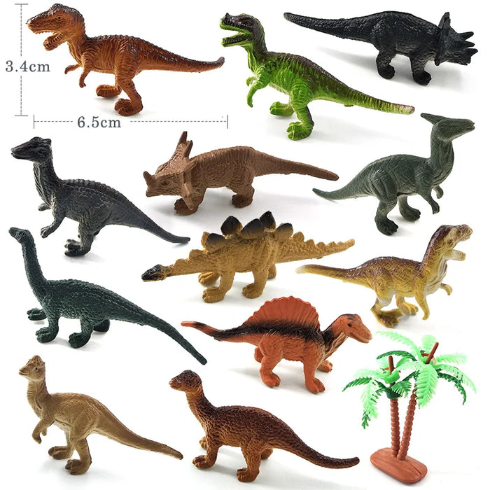 12 pezzi insetto ragno farfalla pesce dinosauro cane gatto cavallo figurine fattoria modello animale action figure set di giocattoli caldi per il regalo dei bambini