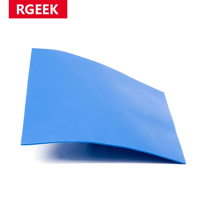 RGEEK nuovo 6.0 W/mK conduttivo GPU CPU dissipatore di calore raffreddamento Pad in Silicone 100mm * 100mm * 1mm Pad termico di alta qualità