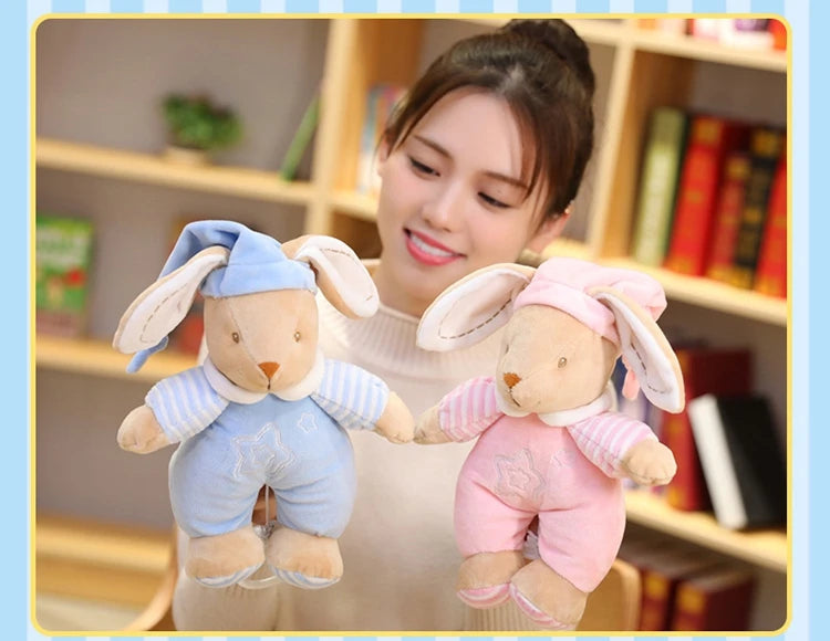 25cm Kawaii Teddy Bear Musical Light peluche Dolls Pat Lamp Sleeping Comfort LED Night Light placare Bear Toys for Girls Gifts