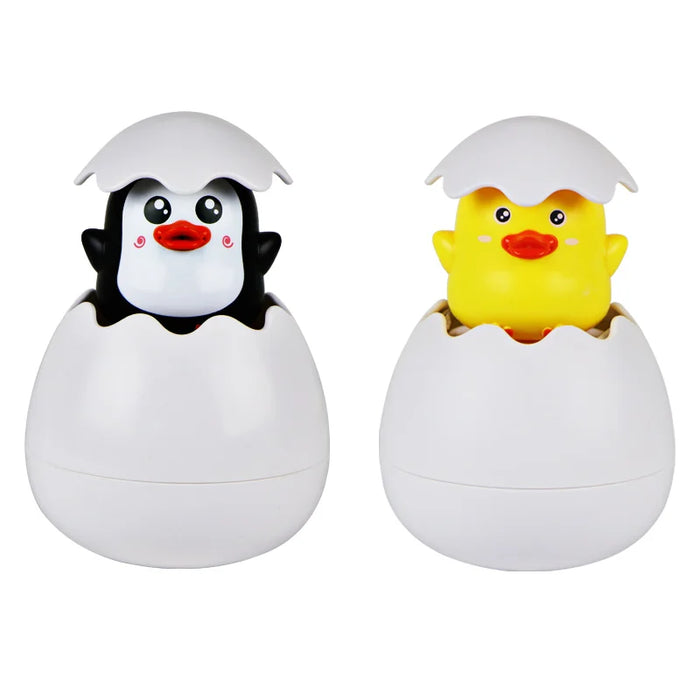 Baby Bathing Toy Kids Cute Duck Penguin Egg Water Spray Sprinkler bagno spraying Shower nuoto Water Toys For Kids Gift