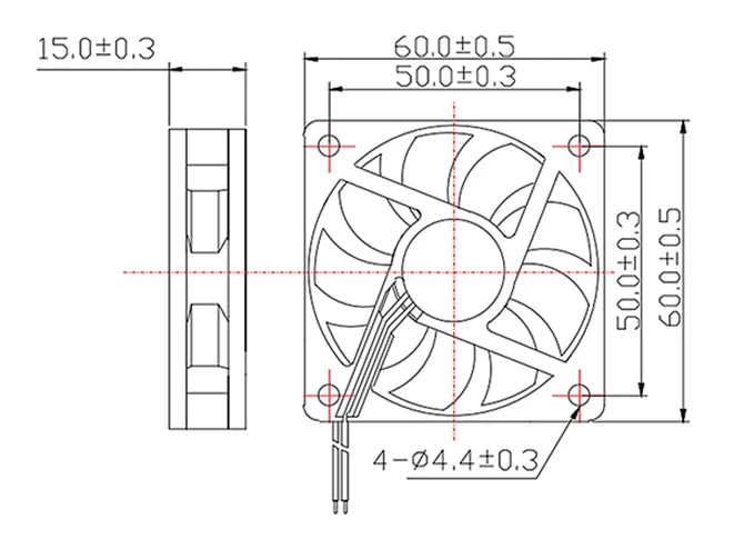 5015/4010/4020 12V e 24V Ventola Turbo di raffreddamento Parti della stampante 3D senza spazzole 2Pin per estrusore DC Cooler Ventilatore Ventole di plastica envio gratis