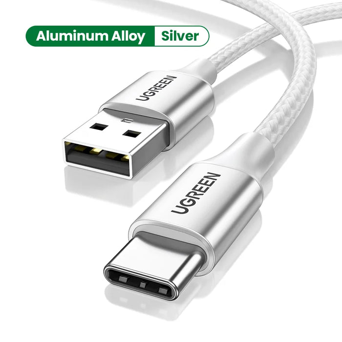 Cavo USB tipo C UGREEN 3A per Realme Xiaomi Samsung S21 cavo di ricarica rapida USB-C cavo dati caricabatterie per iPad Samsung Poco USB C