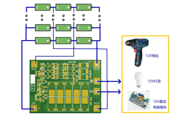 4S 40A Li-Ion Batteria Al Litio 18650 Caricabatterie PCB BMS Bordo di Protezione con Equilibrio Per Motore del Trapano 14.8V 16.8V Lipo Cellulare Modulo