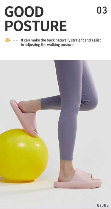 UTUNE-ciabatte da Yoga per donna, scarpe con tacco negativo, dimagrimento delle gambe, perdita di peso, sandali ergonomici, piede piatto, coppia EVA