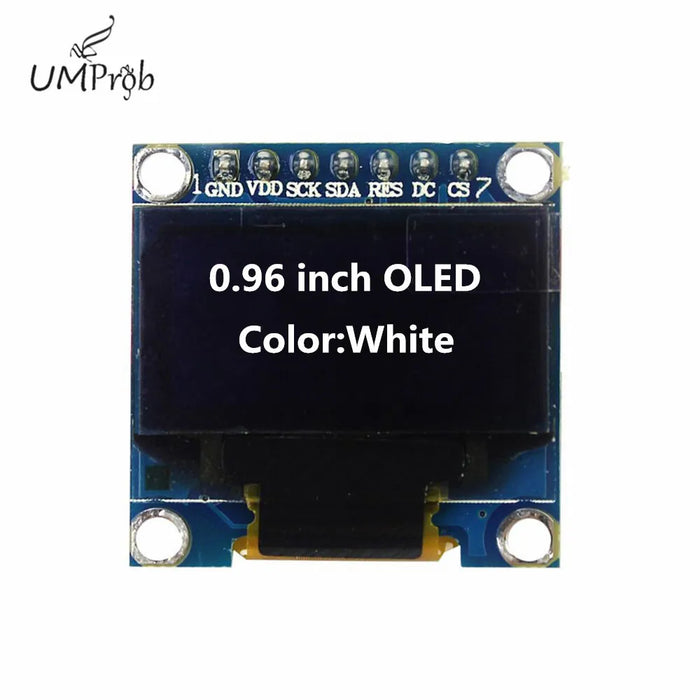 0.91 pollici 128x32 IIC I2C Display LCD OLED bianco/blu modulo fai da te SSD1306 Driver IC DC 3.3V 5V per arduino