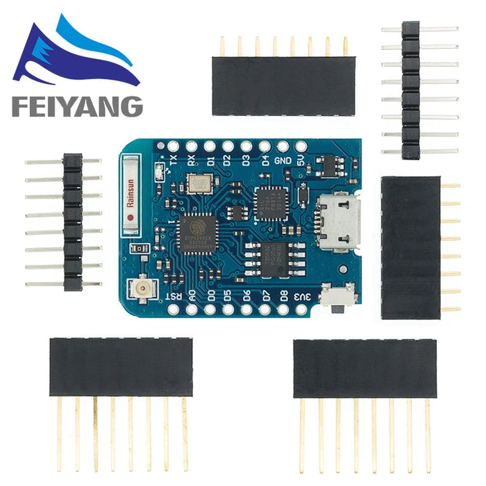 WeMos D1 Mini Pro V3.0 NodeMcu 4MB/16MB byte Lua WIFI Internet delle Cose scheda di Sviluppo basata ESP8266 CH340G Nodemcu V2