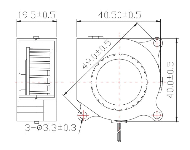 5015/4010/4020 12V e 24V Ventola Turbo di raffreddamento Parti della stampante 3D senza spazzole 2Pin per estrusore DC Cooler Ventilatore Ventole di plastica envio gratis