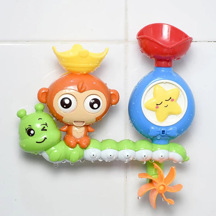 QWZ Baby Cartoon Monkey Classic Shower Bath Toy Animal cospargere bagno nuoto bagno doccia giocattoli educativi per regalo per bambini