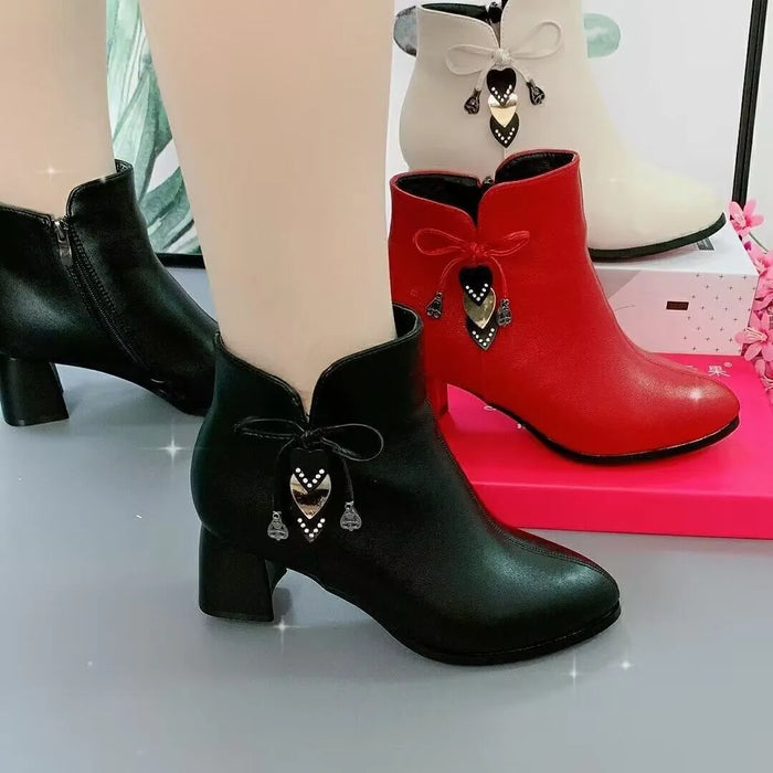 2023 stivali con tacco alto donna primavera e autunno stivali singoli nuove scarpe da donna zip bianche impermeabili scarpe con tacco alto Taiwan