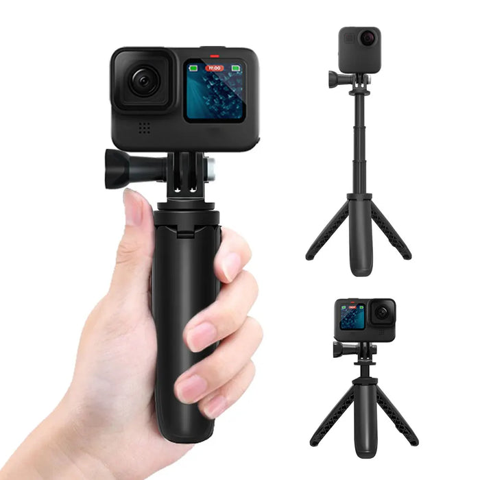 Per Gopro Vlog treppiede pieghevole treppiede Mini monopiede portatile per Go Pro Hero 11 10 Black Session Osmo Action Camera accessorio