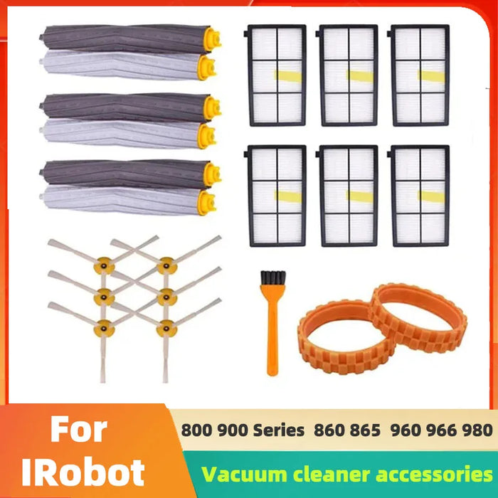 Per Kit di parti IRobot Roomba serie 800 860 865 866 870 871 880 885 886 890 900 960 966 980-spazzole e filtri