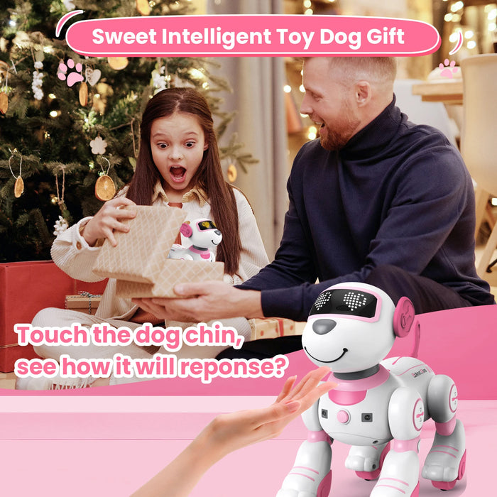 Telecomando Robot Dog programmabile Smart Interactive Stunt Robot Dog con funzione Touch canto danza Walking Smart Toy