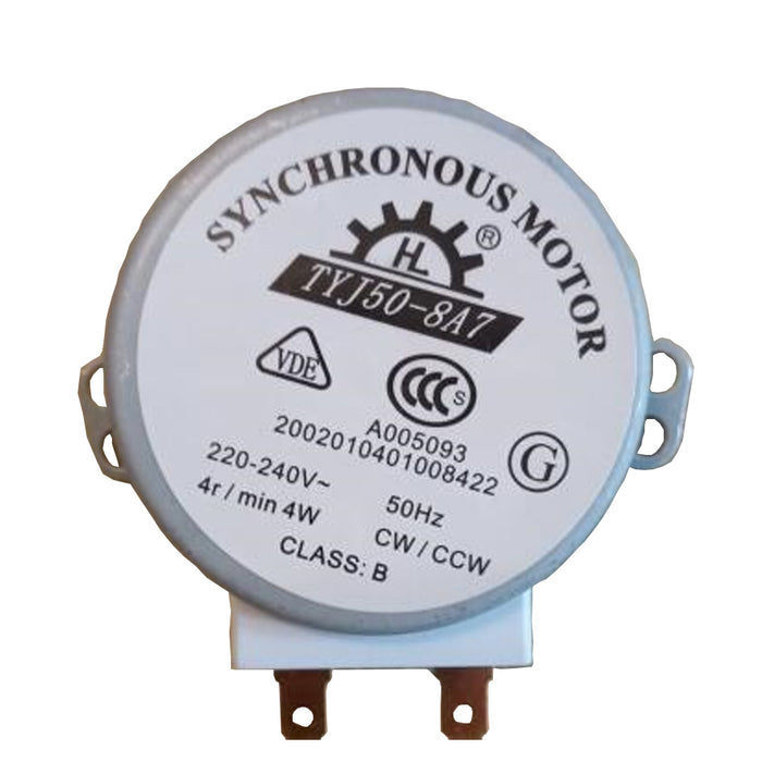 AC 220-240V 4W 6RPM 48mm Diametro Micro Motore Sincrono per Ventilatore di Aria Calda 50/60Hz CW/CCW TYJ50-8A7 Motore del Vassoio Forno A Microonde