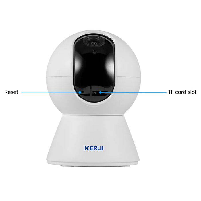 KERUI 5MP 8MP 4K HD Tuya Smart Mini WiFi IP Camera Indoor Wireless Security Home CCTV Telecamera di sorveglianza con tracciamento automatico