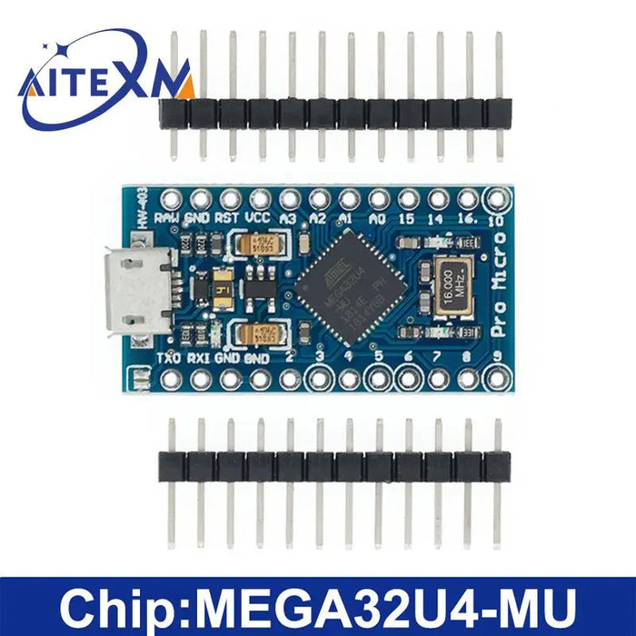 Pro Micro ATMEGA32U4 5V/16MHZ modulo Con il bootloader per arduino MINI USB/Micro USB con 2 riga di intestazione pin per arduino