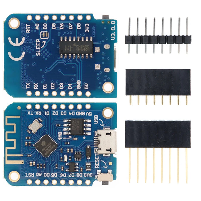 WeMos D1 Mini Pro V3.0 NodeMcu 4MB/16MB byte Lua WIFI Internet delle Cose scheda di Sviluppo basata ESP8266 CH340G Nodemcu V2